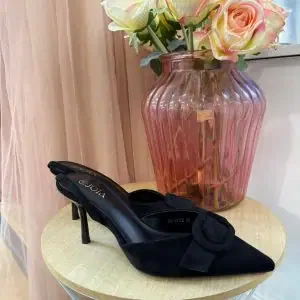 escarpins pointus noirs